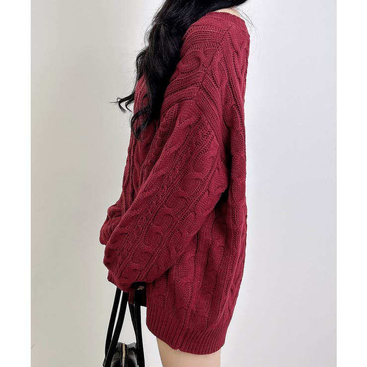 3G 2WAYケーブルルーズチュニックニット | INGNI  | 詳細画像17 