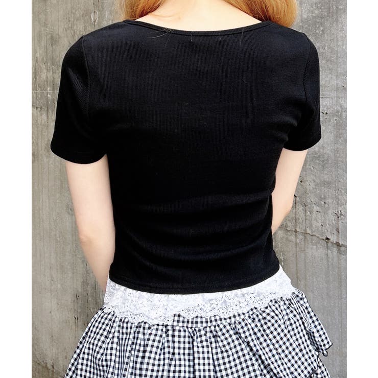 レイヤード前リボンリブTOPs | INGNI  | 詳細画像25 