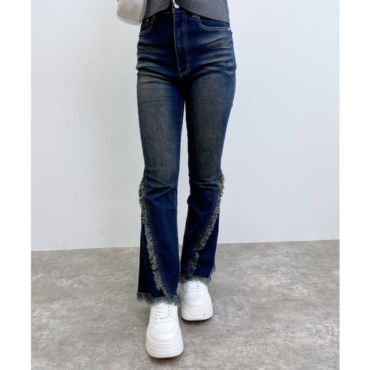 フリンジフレアデニムパンツ | INGNI  | 詳細画像7 