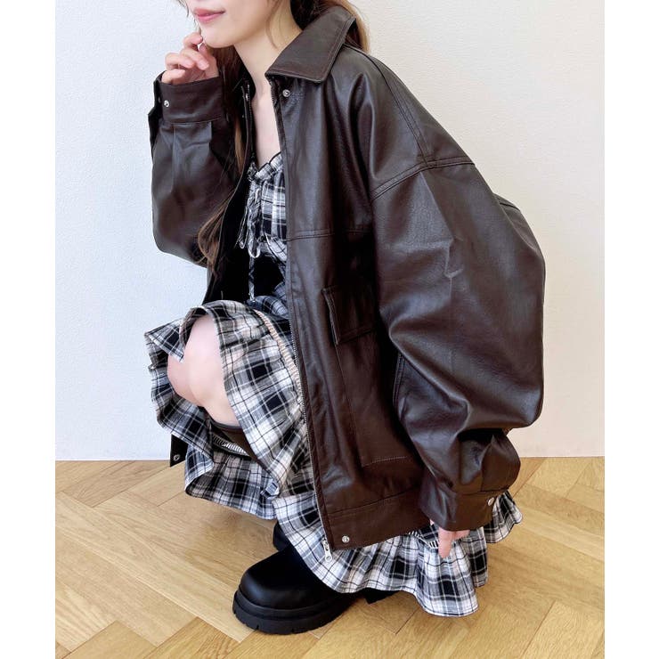 フェイクレザービッグブルゾン | INGNI  | 詳細画像12 