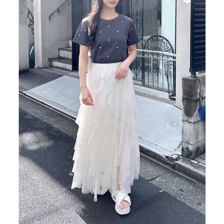 【WEB限定】ハート刺繍T | INGNI  | 詳細画像13 