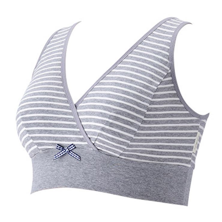 グレー | 犬印本舗 授乳ママのためのハーフトップ | 犬印本舗