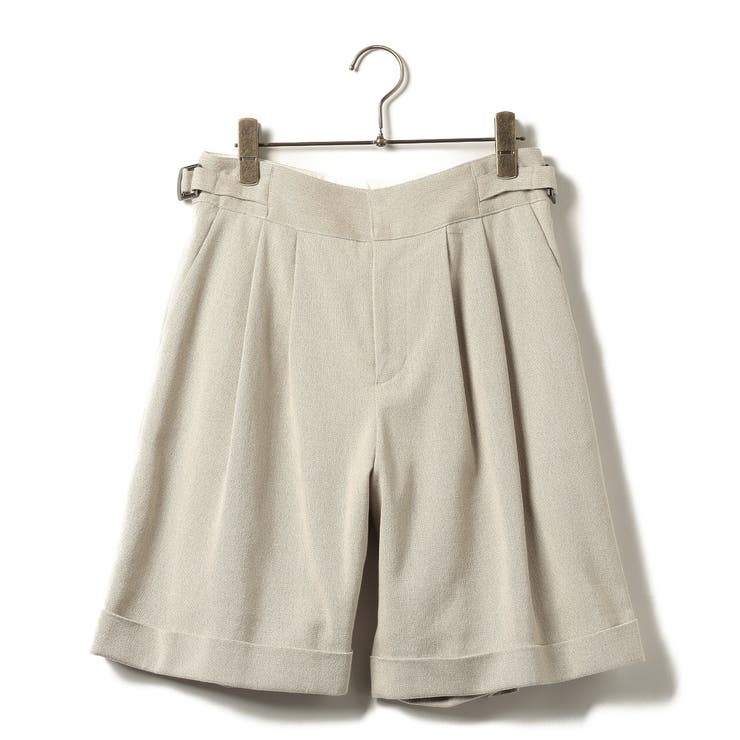 Éaphi ベージュ ショートパンツ サイズ2 tiptop スラックス パンツ 「2サイズ展開」フロントタック