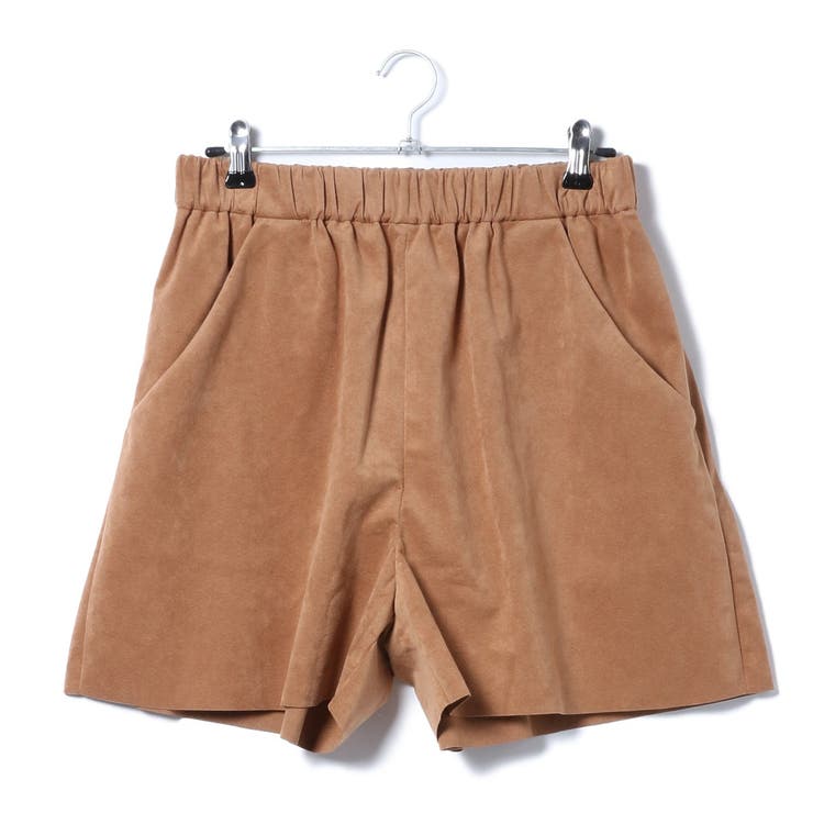 キャメル | フェイクスエード ショートPT | B.C STOCK