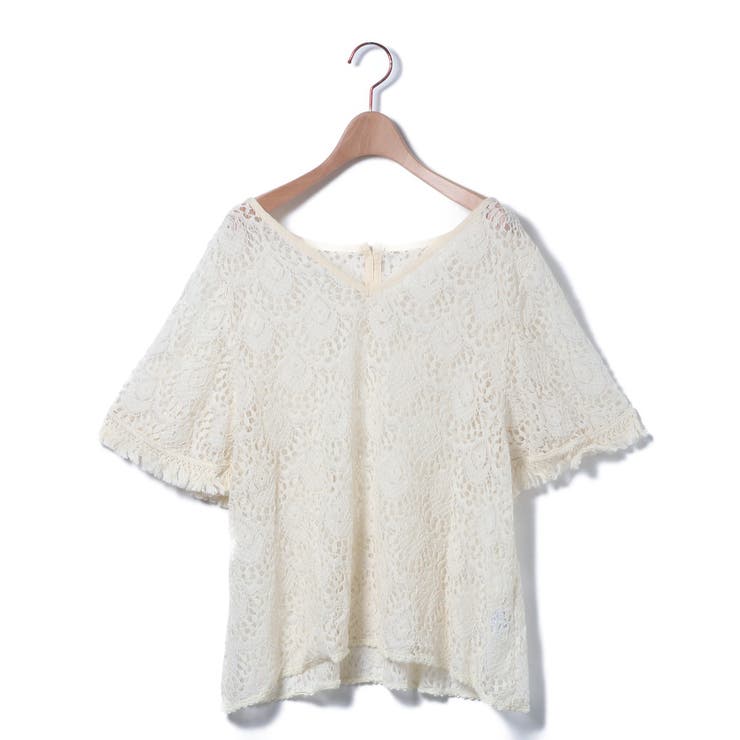 7 レースペイズリーガラフリンジ TOPS | B.C STOCK | 詳細画像1 