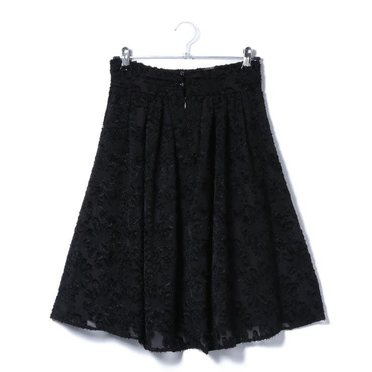 ブラック | フラワーカットジャガードSK | B.C STOCK