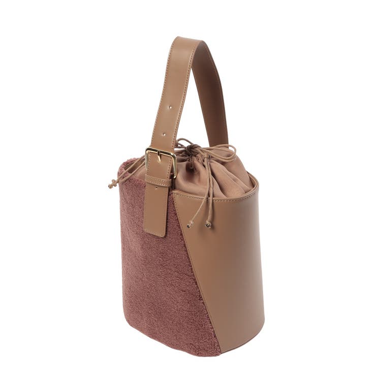 ブラウン C | ONE HANDLE FUR BAG | B.C STOCK