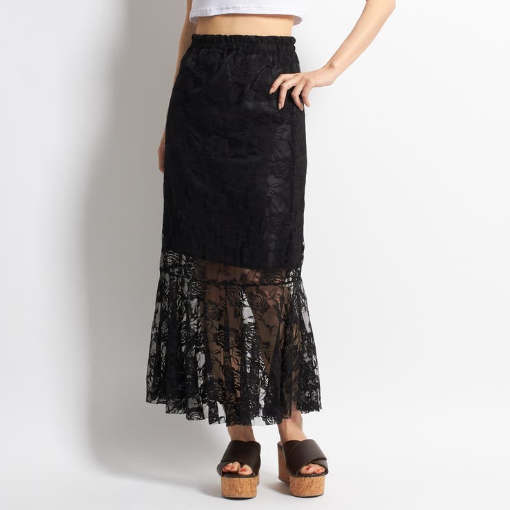 スカート ロング レース | candy-house  | 詳細画像16 