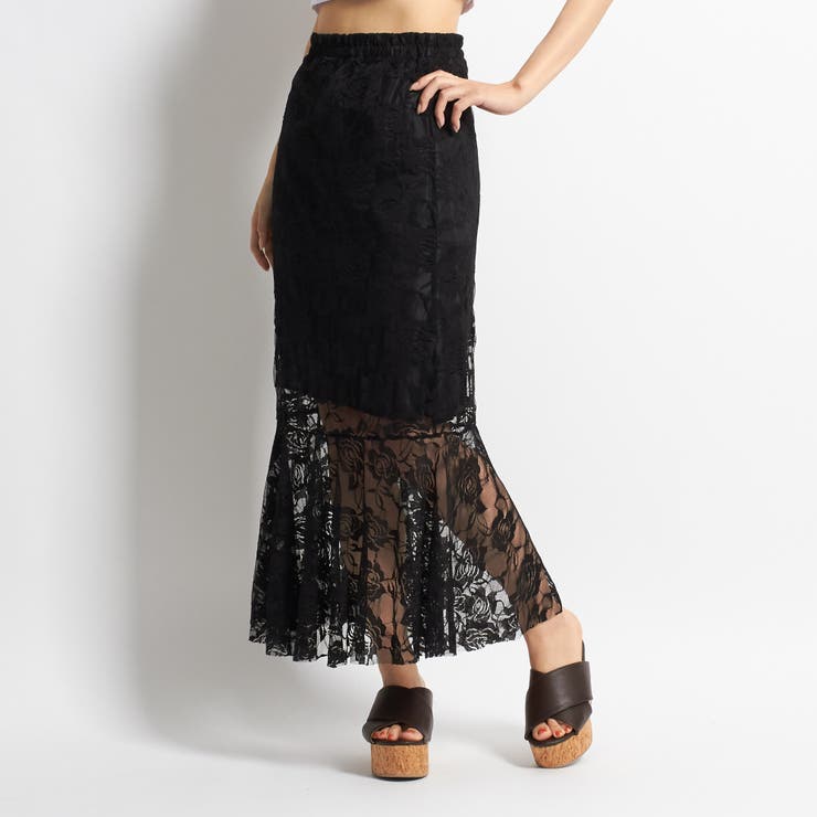 スカート ロング レース | candy-house  | 詳細画像18 