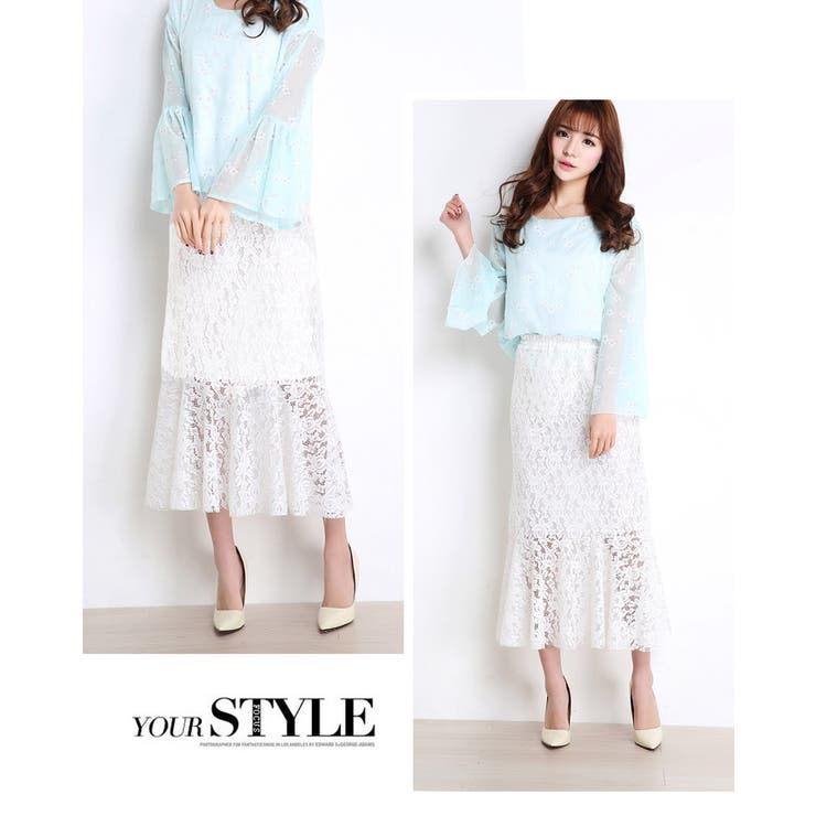スカート ロング レース | candy-house  | 詳細画像27 