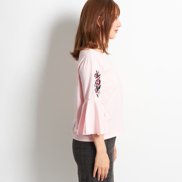ブラウスチェック柄シャツ長袖/送料無料