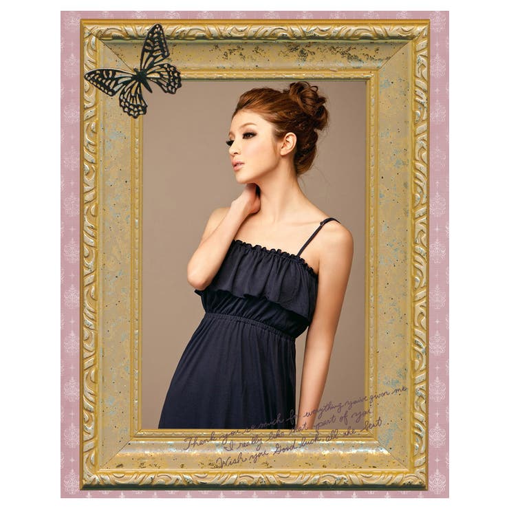 キャミワンピース 無地 ロングワンピ | candy-house  | 詳細画像25 