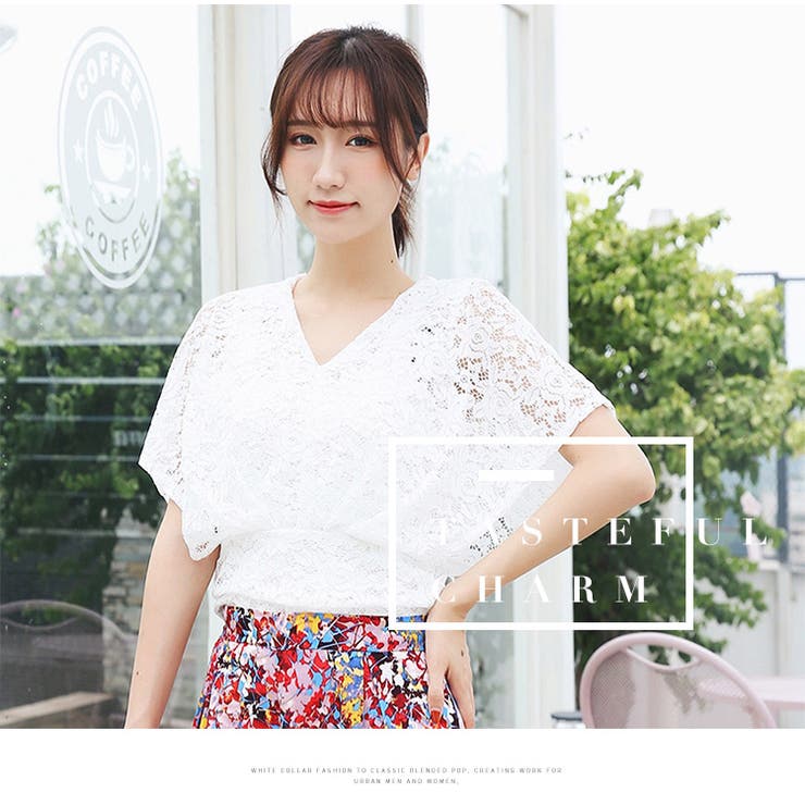 トップス Vネック 総レース | candy-house  | 詳細画像11 