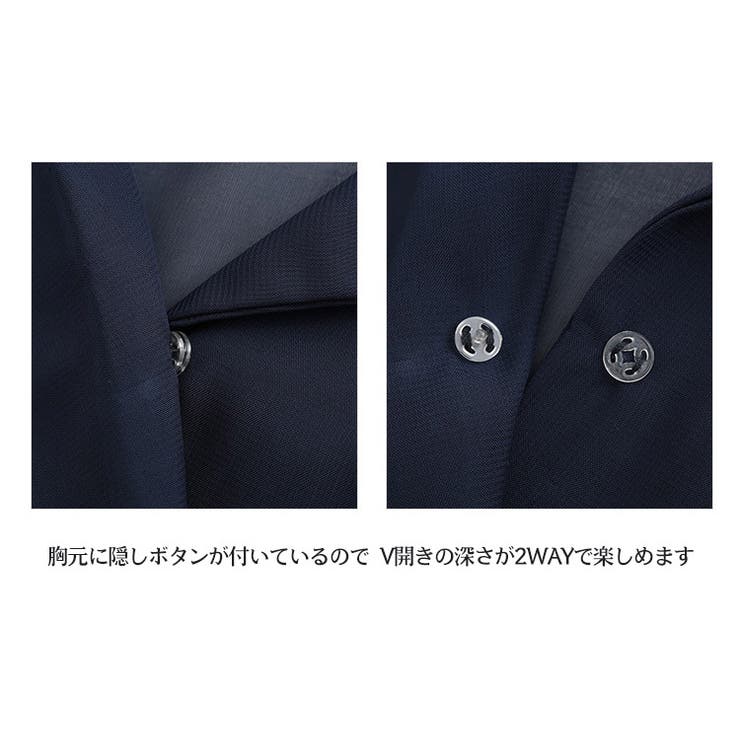 ワンピース シフォン 七分袖 | candy-house  | 詳細画像13 