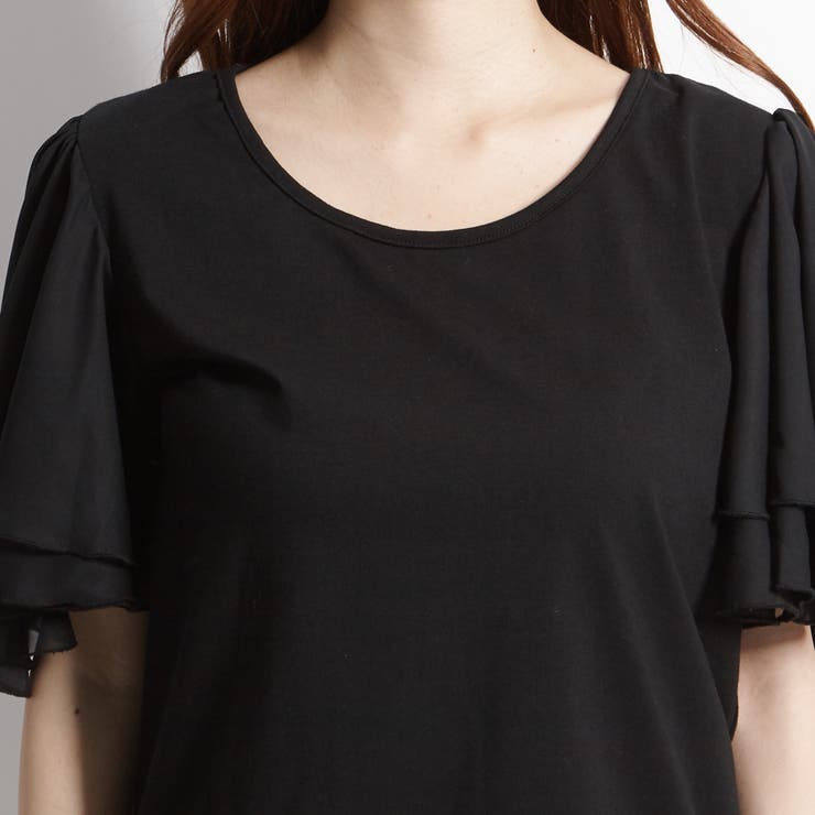 カットソー フレアースリーブ トップス | candy-house  | 詳細画像5 