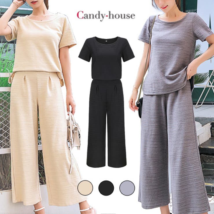 セットアップ 半袖 2点セット | candy-house  | 詳細画像1 