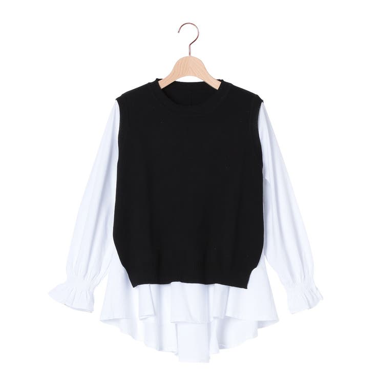 ニットベスト ペプラムブラウスニット ベスト | COCOMOMO | 詳細画像22 