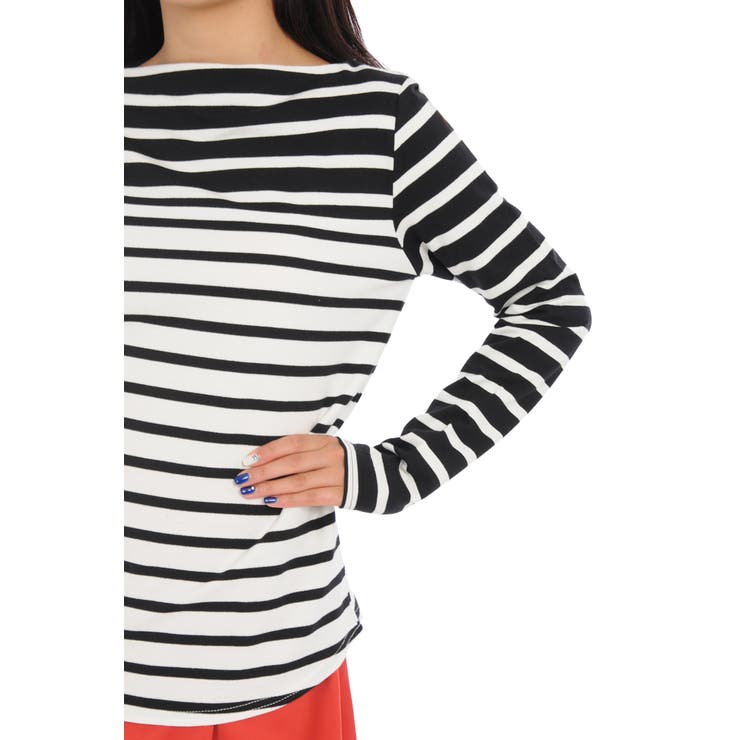 配色ボーダートップ | EGOIST | 詳細画像5 