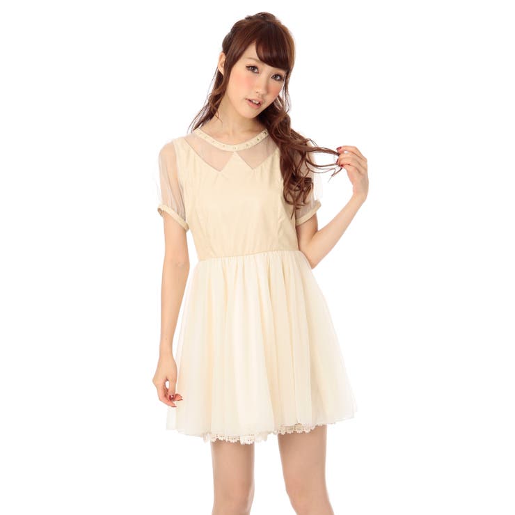 LIZ LISA】透け透けレザーOP[品番：LL000000092]｜LIZ LISAの