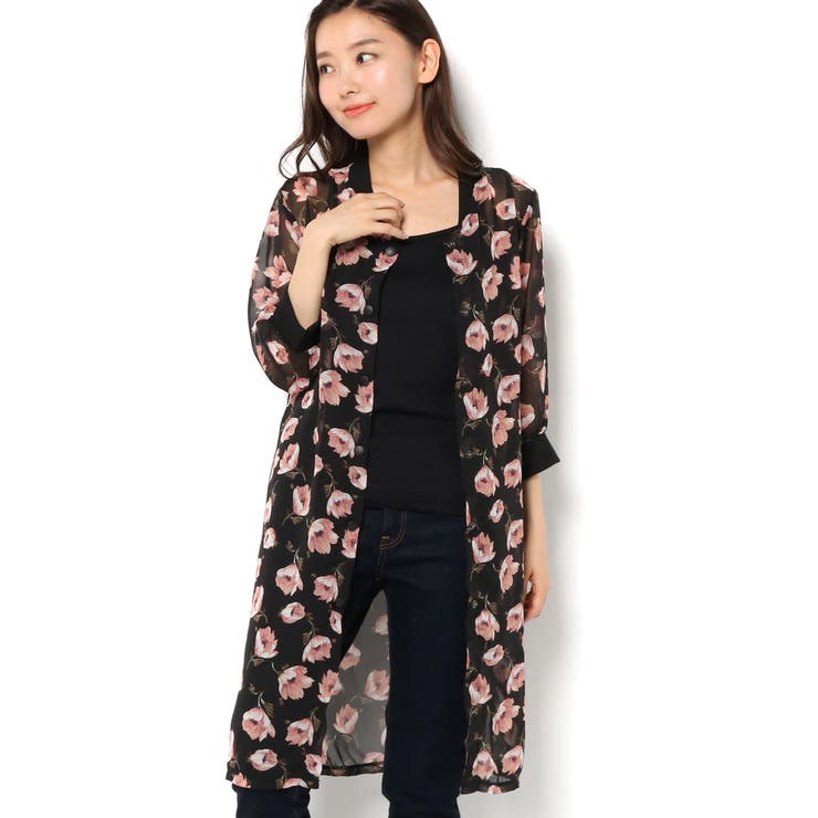 PUTUMAYO シフォンカーディガン 夏 シースルー レディース トップス シフォンカーディガン