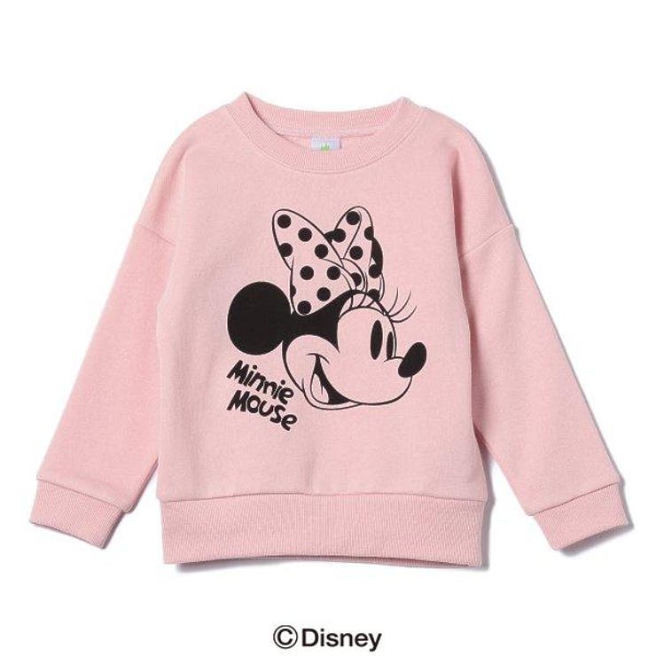 ディズニー 裏起毛ミニーフェイストレーナー 品番 Nmyk 西松屋 ニシマツヤ のキッズファッション通販 Shoplist ショップリスト