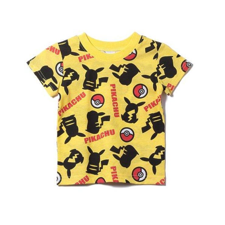 ピカチュウ総柄半袖tシャツ ベビートップス 直営限定アウトレット