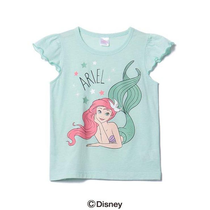 ディズニー アリエル ラプンツェルフレンチtシャツ 品番 Nmyk 西松屋 ニシマツヤ のキッズファッション通販 Shoplist ショップリスト