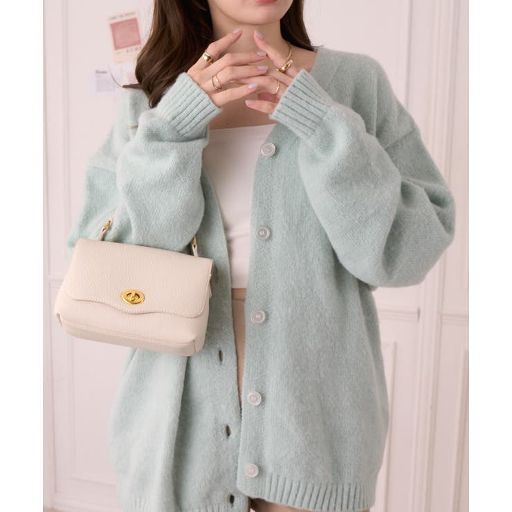 ミント | モヘアタッチカーディガン 春 春服 | Ada.