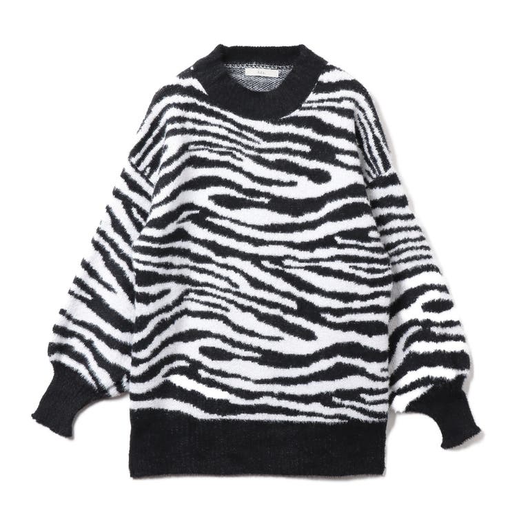 アニマルパターンボリュームニット | Ada. | 詳細画像11 