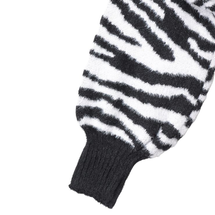 アニマルパターンボリュームニット | Ada. | 詳細画像15 