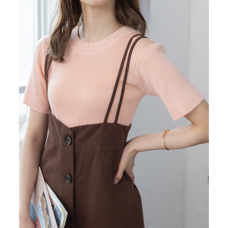 半袖クロップドニット[品番：ORGW0000378]｜Ada.（エイダ）の