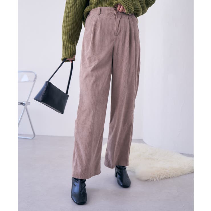 コーデュロイストレートパンツ[品番：ORGW0000642]｜Ada.（エイダ）のレディースファッション通販｜SHOPLIST（ショップリスト）