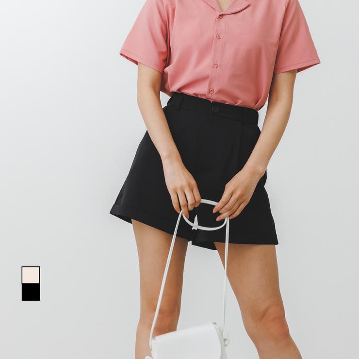 ハイウエストフロントタックショートパンツ[品番：ORGW0000177]｜Ada