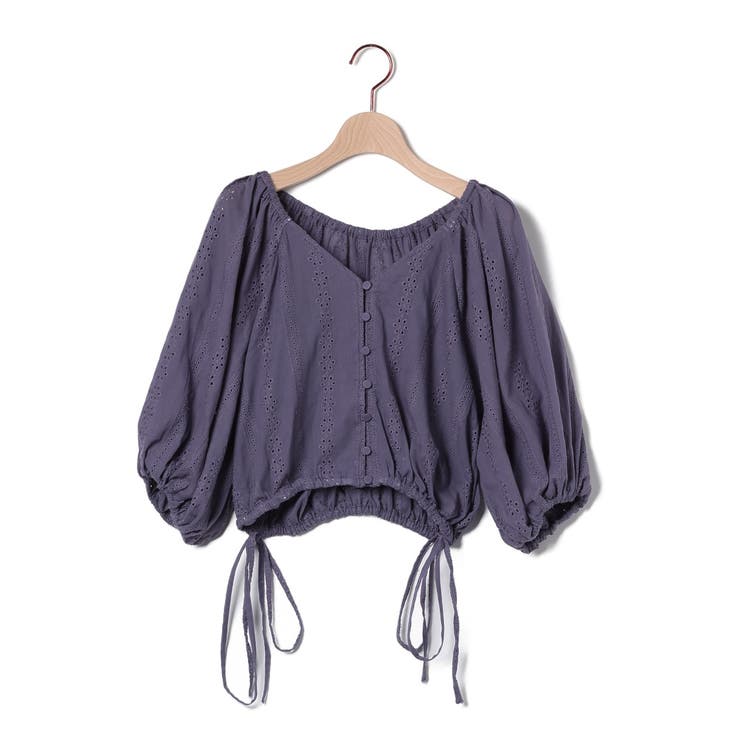 Who S Who Chico クロップドボリューム袖刺繍bl 品番 Palw Pal Group Outlet パルグループ アウトレット のレディースファッション通販 Shoplist ショップリスト