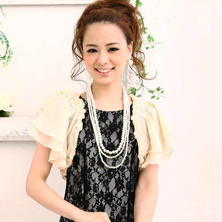 ボレロ 結婚式 ワンピース[品番：PV000000172]｜PourVous（プールヴー