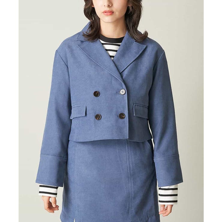 Set Up対応 ダブルボタンショートテーラードジャケット 品番 Itkw A De A V V アードアーヴェヴェ のレディース ファッション通販 Shoplist ショップリスト