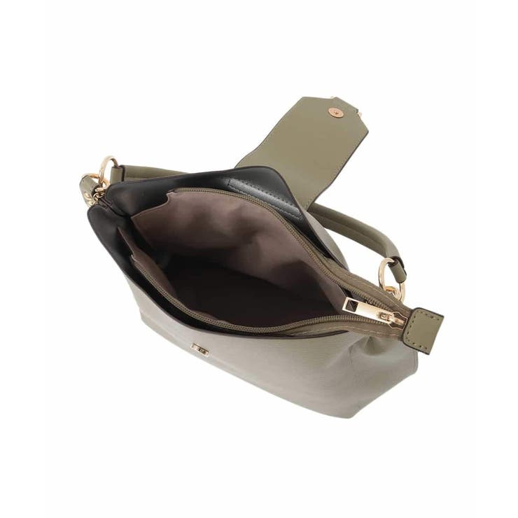 [2WAY/チャーム付き]メタルバックルデザインハンドバッグ | MK MICHEL KLEIN BAG | 詳細画像10 