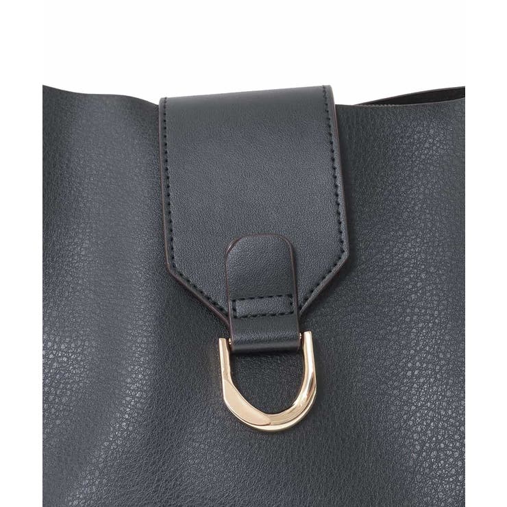 [2WAY/チャーム付き]メタルバックルデザインハンドバッグ | MK MICHEL KLEIN BAG | 詳細画像11 