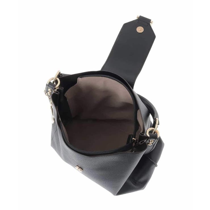 [2WAY/チャーム付き]メタルバックルデザインハンドバッグ | MK MICHEL KLEIN BAG | 詳細画像12 