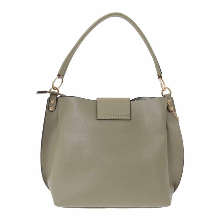 [2WAY/チャーム付き]メタルバックルデザインハンドバッグ | MK MICHEL KLEIN BAG | 詳細画像4 