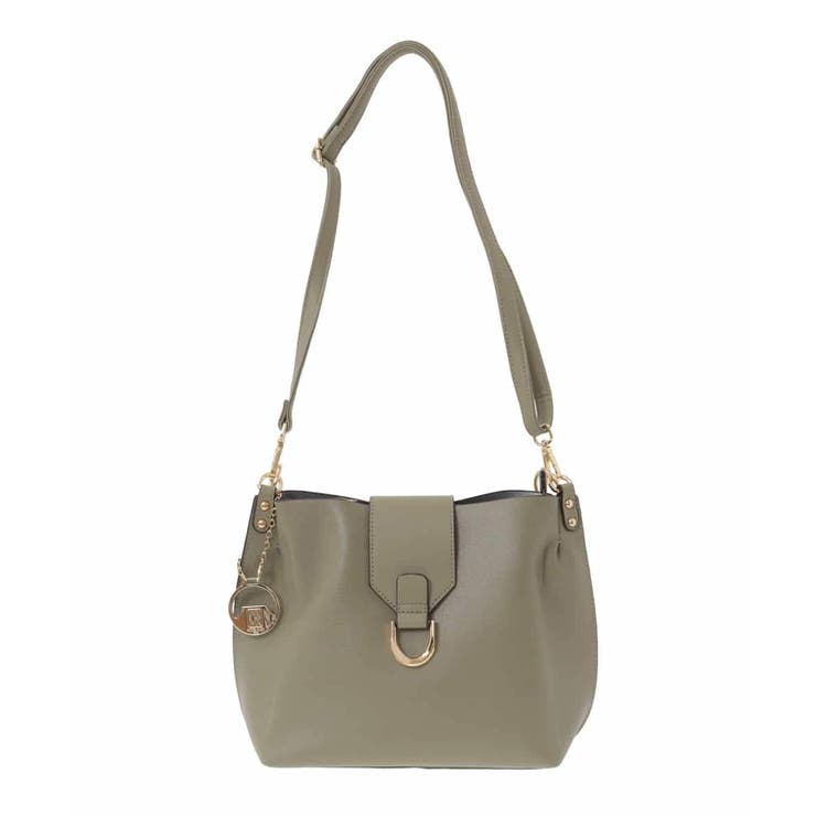 [2WAY/チャーム付き]メタルバックルデザインハンドバッグ | MK MICHEL KLEIN BAG | 詳細画像5 