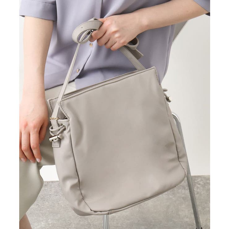 グレー | ドロストアレンジショルダーバッグ | MK MICHEL KLEIN BAG
