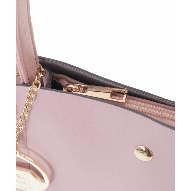 [軽量/チャーム付き]ウェーブカットステッチショルダーバッグ | MK MICHEL KLEIN BAG | 詳細画像5 