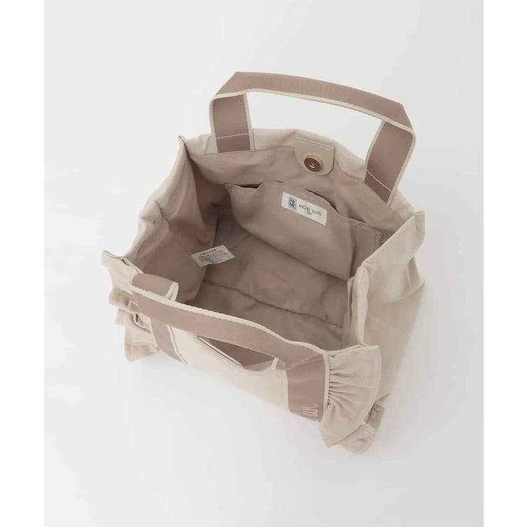 [WEB限定/300g以下の軽量]サイドフリルスクエアデザインバッグ | MK MICHEL KLEIN BAG | 詳細画像12 