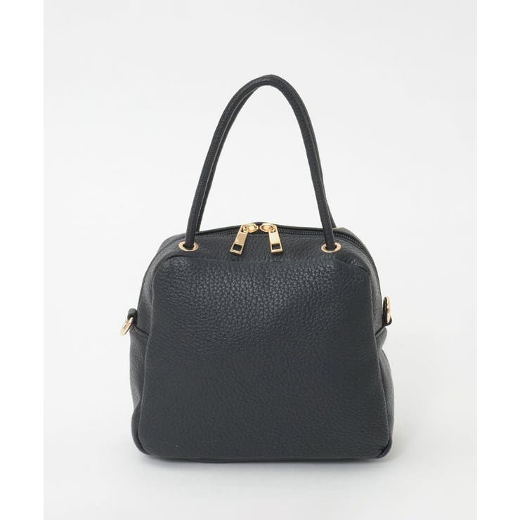 ブラック | [WEB限定/2WAY/300g以下の軽量]合成皮革ミニスクエアバッグ | MK MICHEL KLEIN BAG