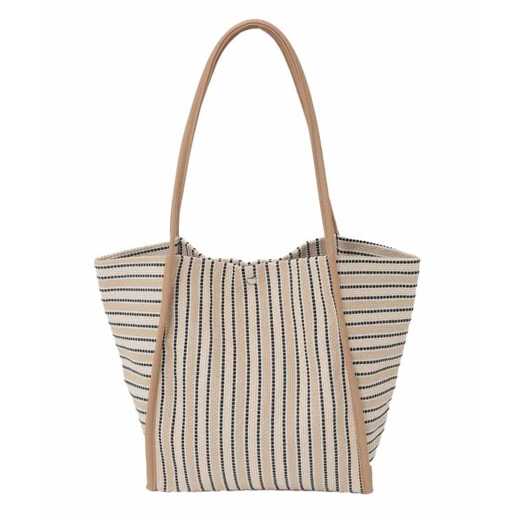 [ショルダーポーチ付き]コードストライプデザインバッグ | MK MICHEL KLEIN BAG | 詳細画像2 