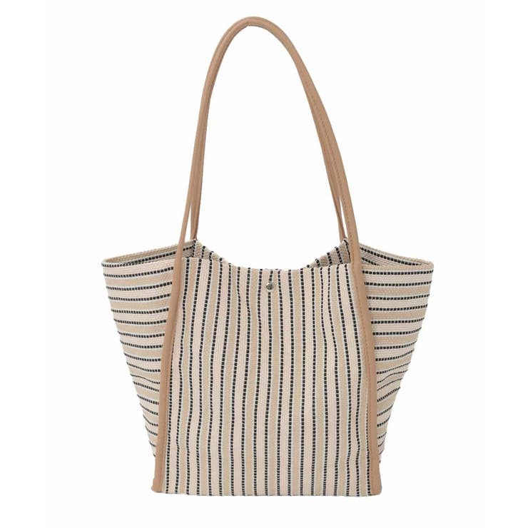 [ショルダーポーチ付き]コードストライプデザインバッグ | MK MICHEL KLEIN BAG | 詳細画像4 
