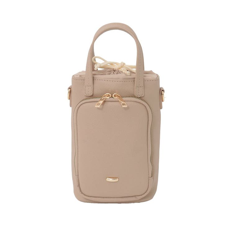 ベージュ | [2WAY/保冷保温]COOL＆WARM ミニハンドバッグ | MK MICHEL KLEIN BAG