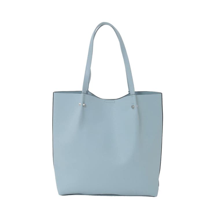 ライトブルー | [A4収納可]合成皮革BIGトートバッグ | MK MICHEL KLEIN BAG