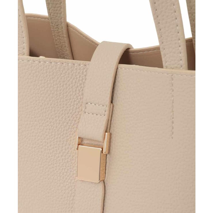[2WAY]ベルトフラップスクエアミニトートバッグ | MK MICHEL KLEIN BAG | 詳細画像5 